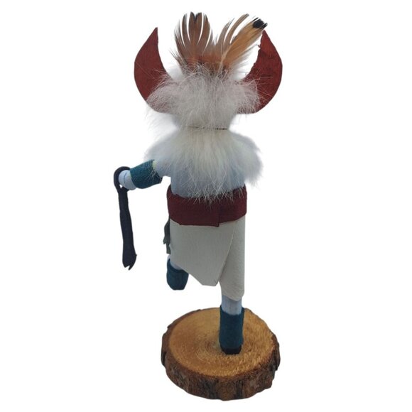 Kachina Handmade Doll 7 Inch Star Whipper AM Native American Indian Art Wooden - Picture 4 of 9